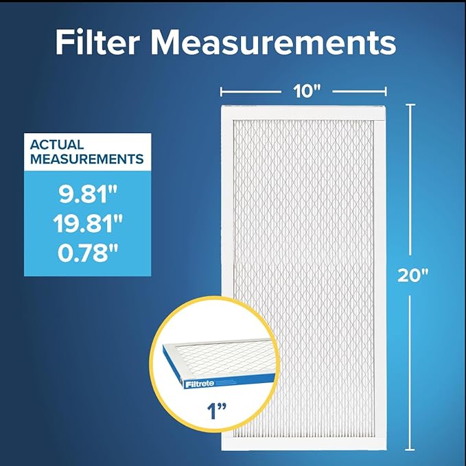 Filtrete 10x20x1 AC Furnace Air Filter, MERV 13, MPR 1900, Premium Allergen - Image 3