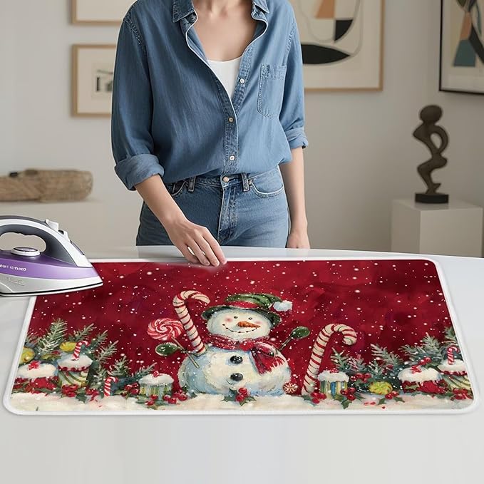 Ironing Mat Christmas Portable Iron Pad Magnetic Cover and Padding - Image 4