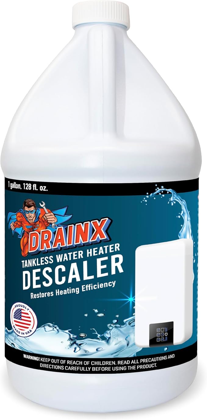 DrainX Tankless Water Heater Descaling Solution | Highly Effective Descaler by DrainX