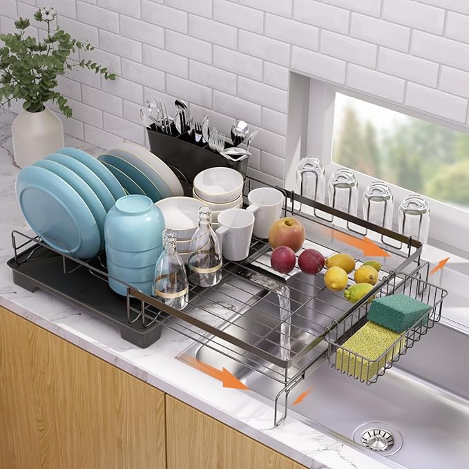 Dish Drying Rack, Extendable Dish Rack, Drying Rack by Unknown