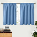 BGment Denim Blue Blackout Curtains 36 Inches Long by BGment