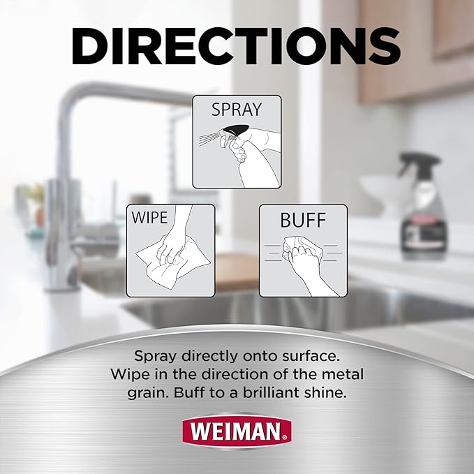 Weiman Stainless Steel Cleaner and Polish - Image 5