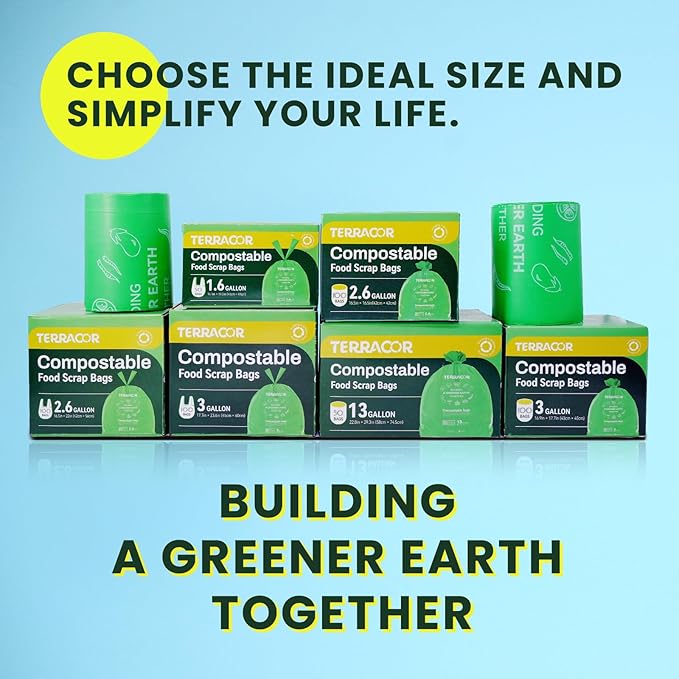 3 Gallon Compostable Trash Bags, Compost Bags - Image 8