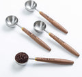 4PCS Wood Scoops for Jars Wooden Scoops for Canisters 1Tbsp Measuring Spoons by MediterraneanFoodExperience
