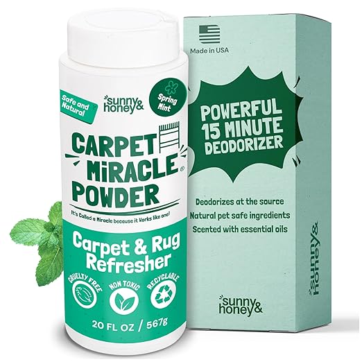 Sunny & Honey Carpet Deodorizer Powder - 20 Oz by SunnyHoney