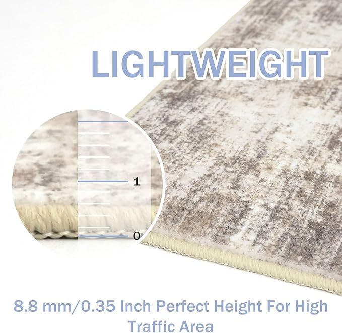 IOHOUZE Abstract Area Rug 3x5 Ft Washable Rugs - Image 5