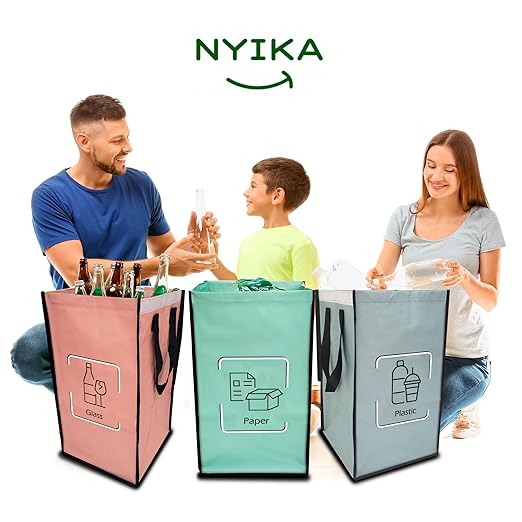 NYIKA - Recycling Organizer - Reusable Recycling Bags - Recycling Sorter - - Image 5