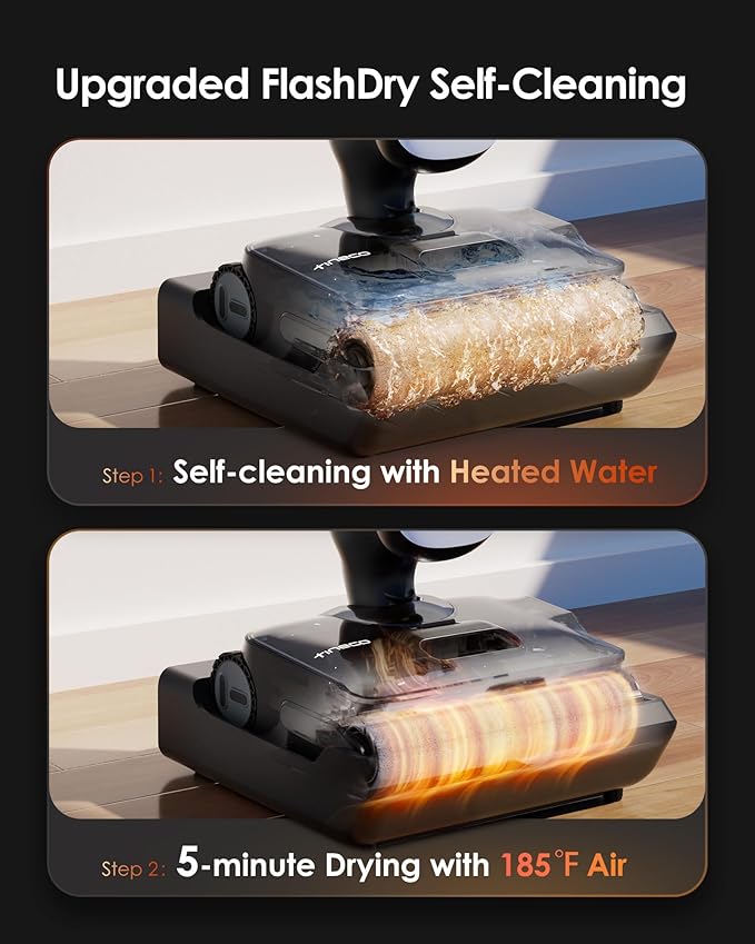 Tineco Floor One S9 Artist Steam Wet Dry Vacuum Cleaner, High-temp Steam - Image 7