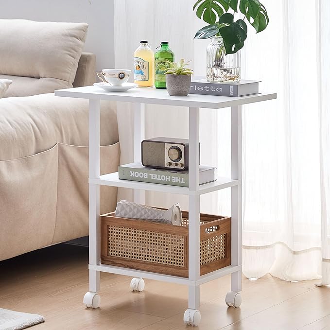 Lerliuo White 3 Tier Printer Stand - Image 4