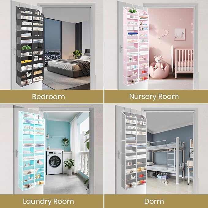 HOMELUX THEORY Heavy Duty Over the Door Organizer - Image 7