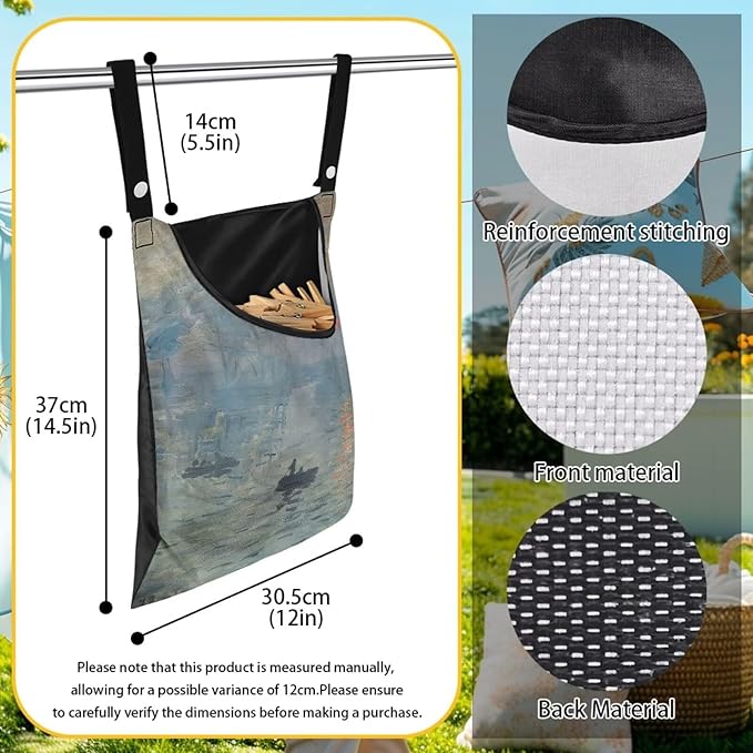 Heavy Duty Outdoor Clothespin Bag - Image 6