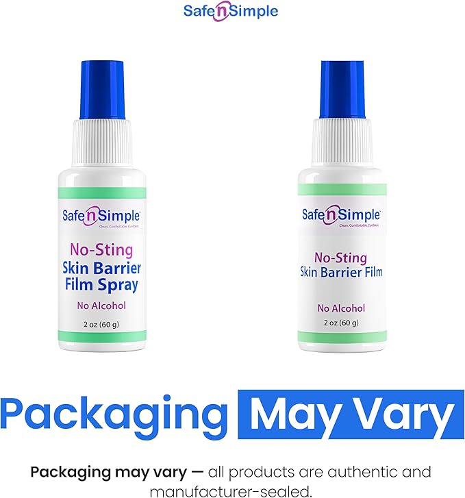 Safe n' Simple No Sting Barrier Film Spray - 2 Oz - Odor-Free Pre Tape Solution - Image 2