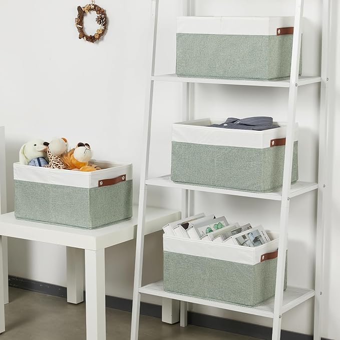 Temary Storage Bins Storage Baskets 4Pack Fabric Storage Bins - Image 6