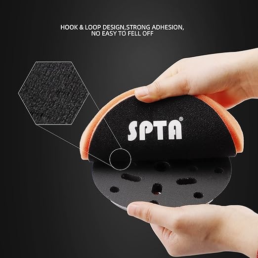 SPTA Buffing Polishing Pads, Compound Buffing Sponge Pads Cutting Polishing Pad - Image 4