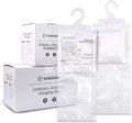Moisture Absorber Hanging Bags 6 Pack - 7 oz Fragrance-Free Dehumidifier by Wisesorb