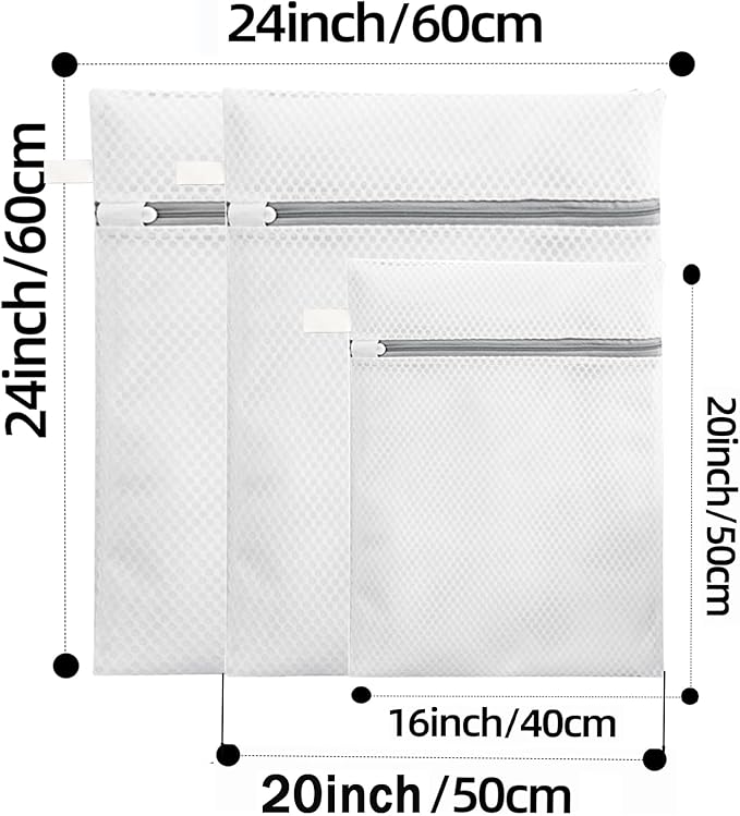 Mesh Laundry Bags, Mesh Wash Bags Durable Mesh Structure - Image 2
