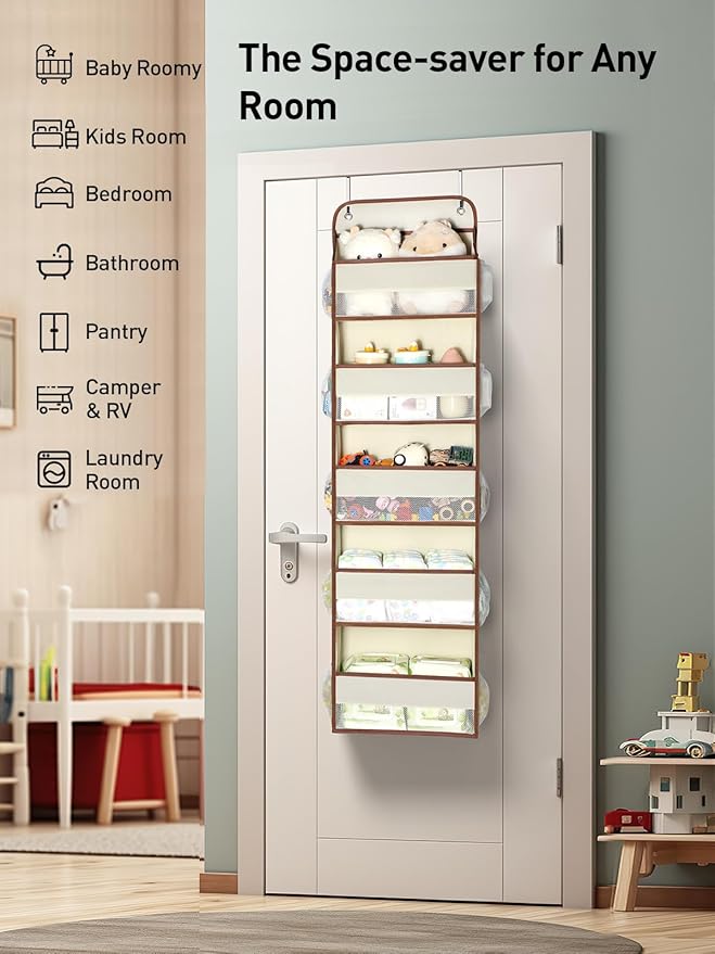 Yecaye 1 Pc 5 Tier Over the Door Organizer - Image 6