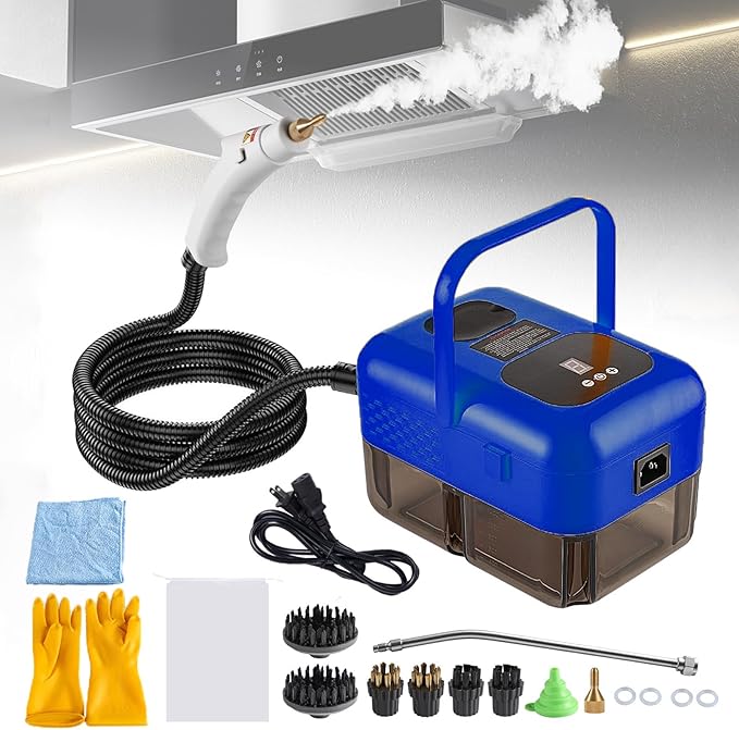 Handheld Steam Cleaner for Home, 2500W High Pressure Steamer for Cleaning by Foandbevi