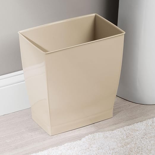 iDesign Small Rectangular Bathroom Trash Cans - Image 4