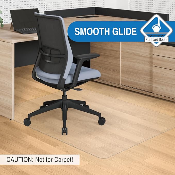 Clear Chair Mat, FUNMAT 36" x 28" Chair Mat - Image 4