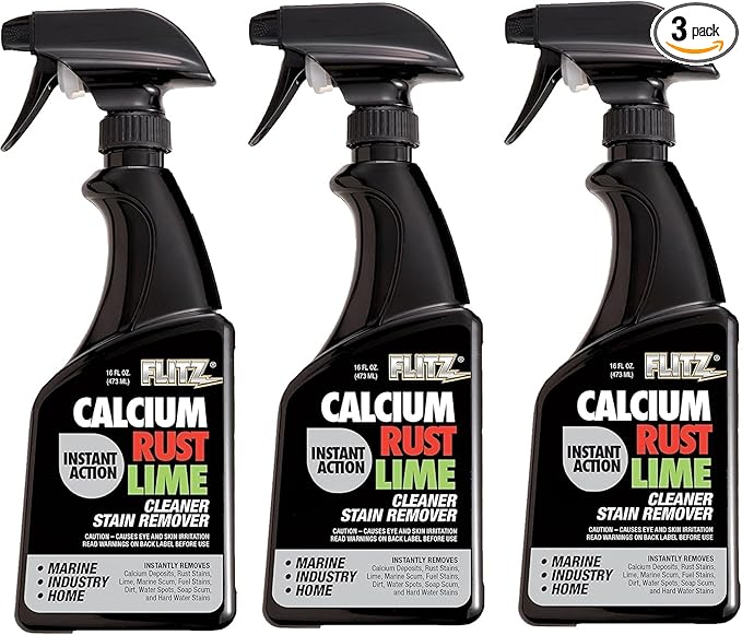 Flitz Calcium, & Lime Remover - 16oz Bottle of USA-Made Limescale Remover by FlitzInternationalLTD