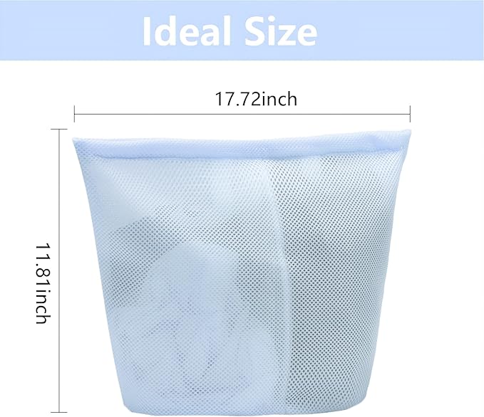 2 Pcs laundry bag with handles mesh laundry bags washing machine laundry totes - Image 2