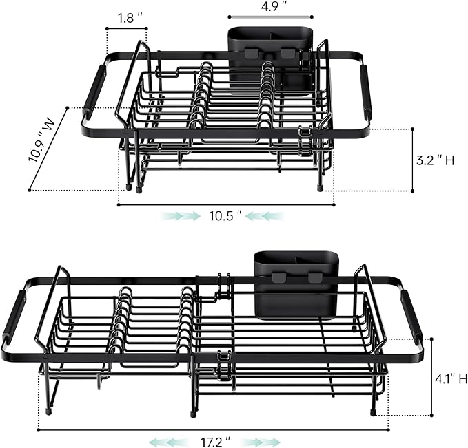 Dish Drying Rack in Sink - Image 6