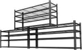 Storage Shelves Heavy Duty 3 PCS, 4-tier Adjustable Metal Industrial Utility by ROOMTEC