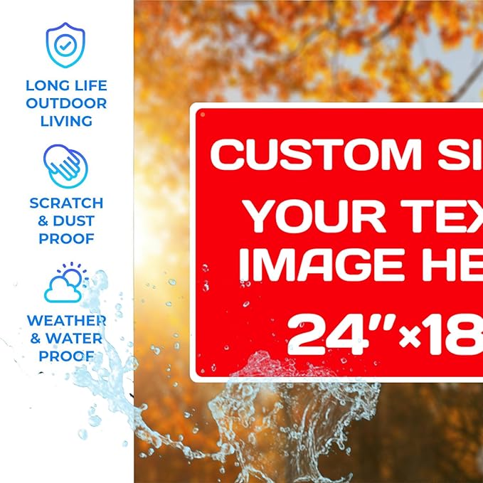 Personalized Aluminum Weatherproof Metal Signs - Image 4