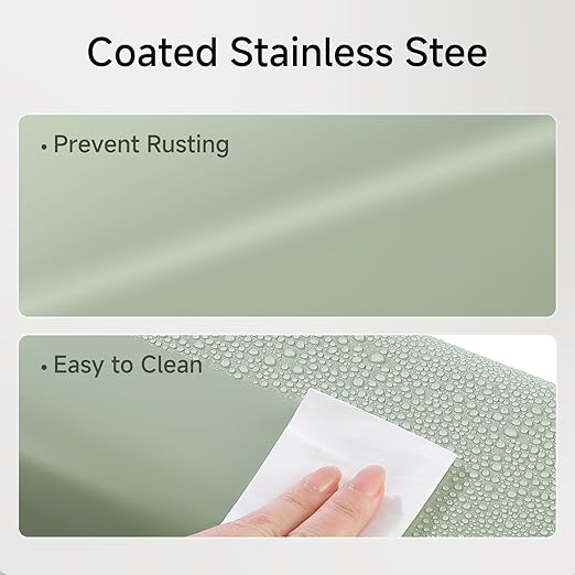 TIPGO Small Metal Trash Can, 2.1 Gallon Slim Trash Can - Image 6