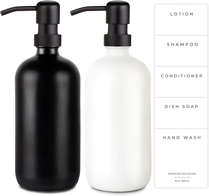 Emerson Essentials Soap Dispenser, Hands and Dishes Bottles, Kitchen Set by Emerson+Essentials