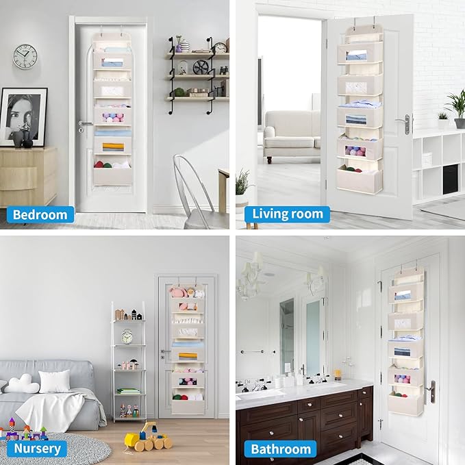 5-Shelf Over The Door Hanging Organizer - Image 3