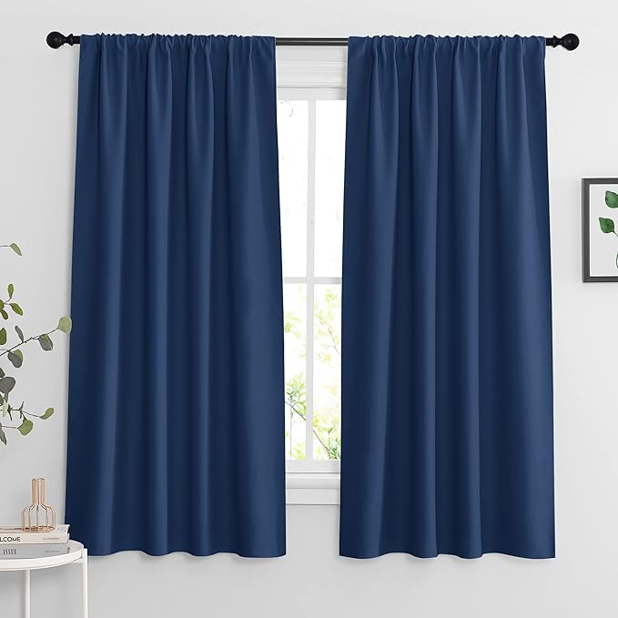 RYB HOME Blackout Curtains 63 inches Long by RYBHOME