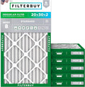 Filterbuy 20x30x2 Air Filter MERV 8 Dust Defense Replacement, Electrostatic by Filterbuy