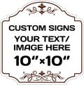 Custom Aluminum Weatherproof Metal Sign by Repaly