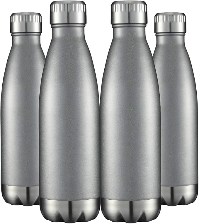 HASLE OUTFITTERS 17oz Stainless Steel Water Bottles Bulk, Vacuum Insulated by HASLEOUTFITTERS