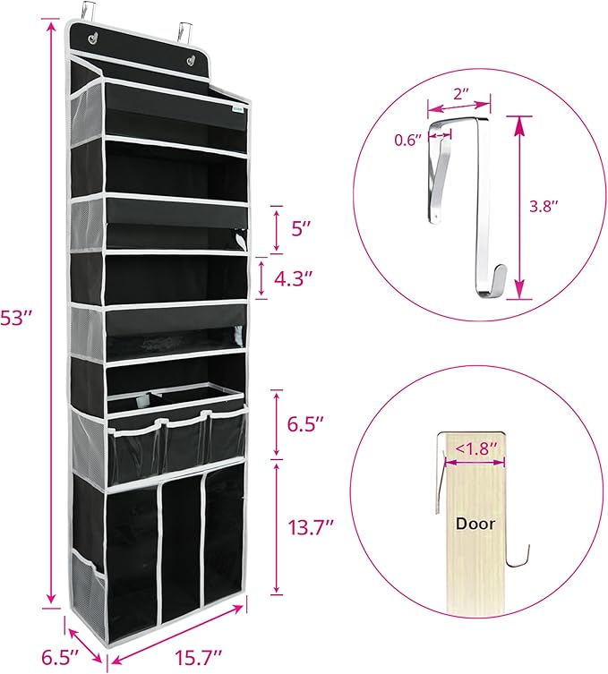 Door Hanging Storage Organizer, - Image 5