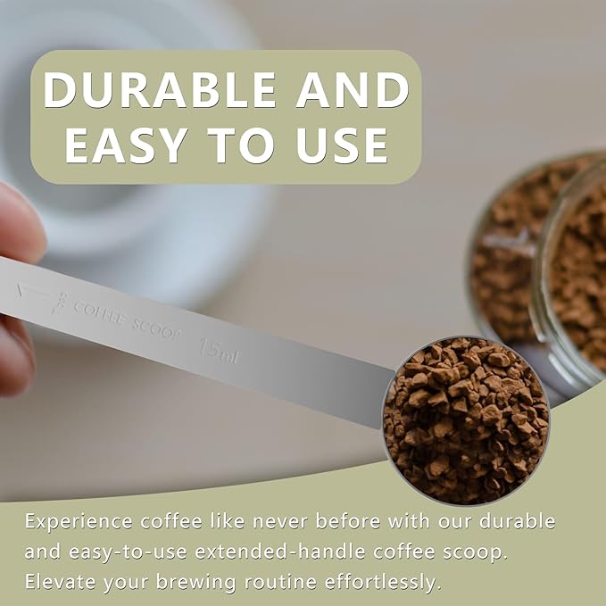 1PCS 1 Tablespoon Coffee Scoop, One tbsp Stainless Steel Scooper - Image 4