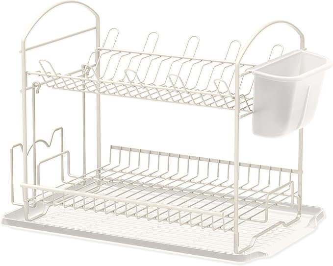 SIMPLE HOUSEWARE 2-Tier Dish Rack - Image 2
