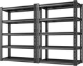 REIBII Garage Shelving Load 2000 LBS, Adjustable 5-Tier Storage Shelves by REIBII