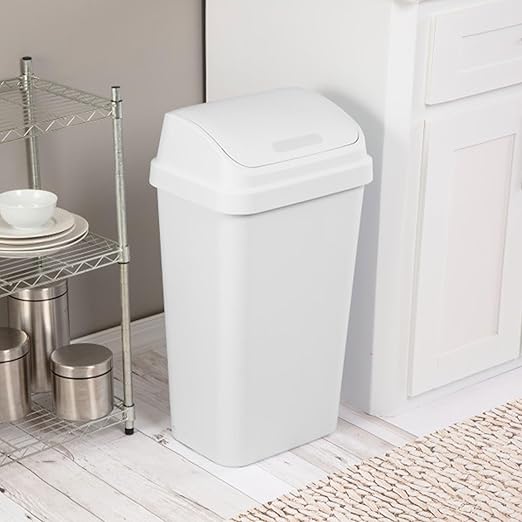 Sterilite 8 Pack Kitchen Garbage Trash Can - Image 3