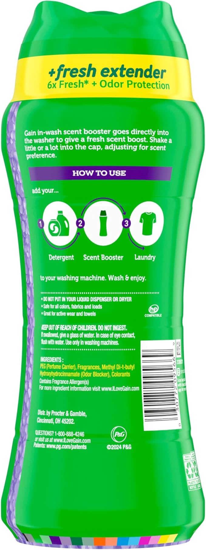 Gain Fireworks In-Wash Scent Booster Beads, Moonlight Breeze, 12.2 oz - Image 10