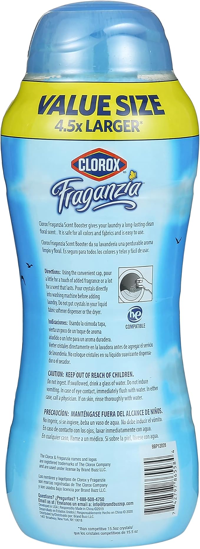 Clorox Fraganzia Laundry Scent Booster Crystals in Morning Sky Scent - Image 6