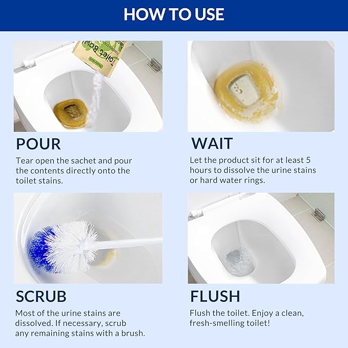 Freelivity Heavy Duty Toilet Bowl Cleaner Powder - Image 4