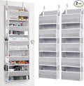ULG 2 Pack 5-tier Over the Door Organizer Light Gray by ULG