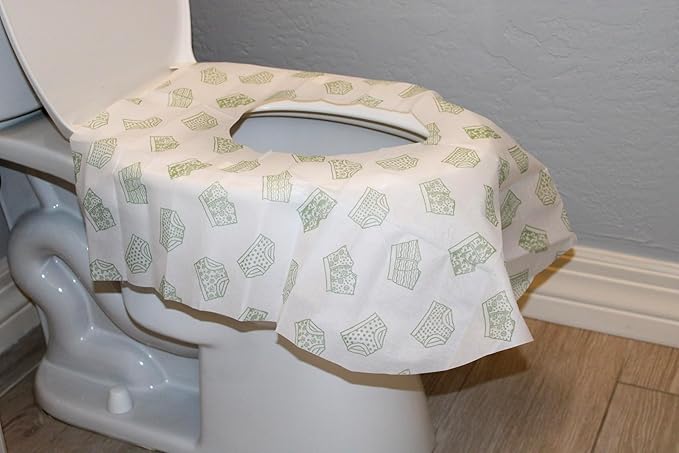 Happy Haven Toilet Seat Covers Disposable, Toddlers & Adults, Portable - Image 2