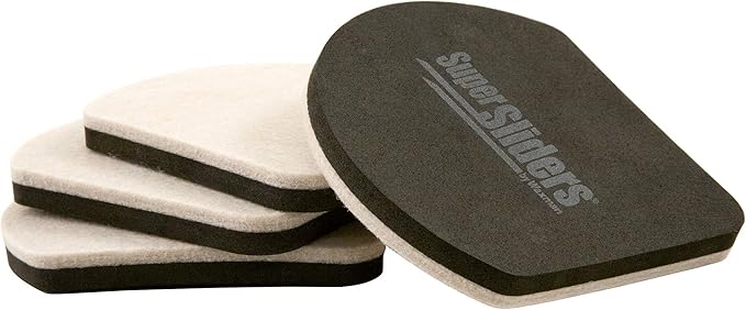 Super Sliders 5" Slide & Hide Reusable Furniture by SUPERSLIDERS