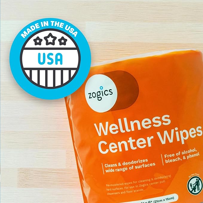 Zogics Wellness Center Cleaning Wipes – Gym Equipment Wipes - Image 4