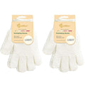 Evridwear Exfoliating Gloves for Shower, 100% Nylon Thick Soft Medium Heavy by Evridwear