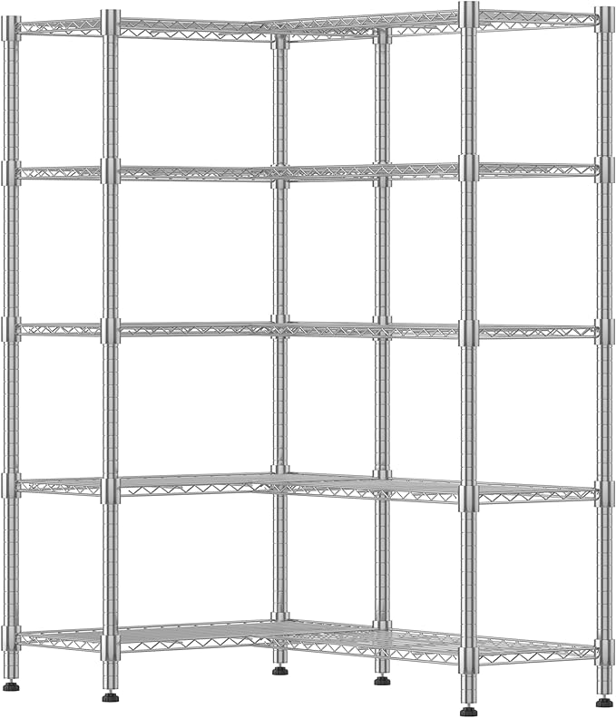 Himimi Storage Shelves-5 Tier Heavy Duty Wire Shelving Unit - Image 8